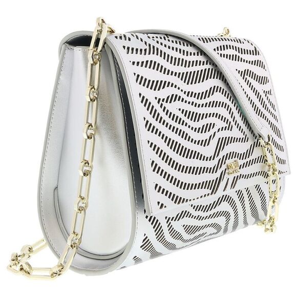Roberto Cavalli Handbags - Roberto Cavalli Class  GQLPAZ 101 Silver Audrey 001 Small Shoulder Bag